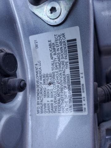 2022 HONDA INSIGHT EX 13