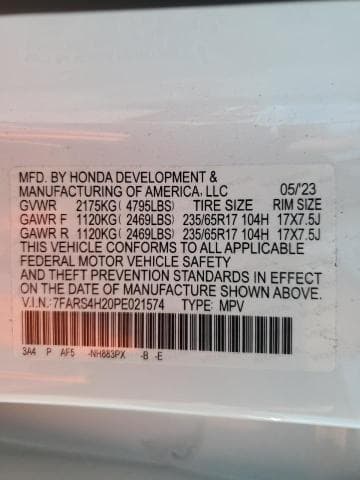 2023 HONDA CR-V LX 14