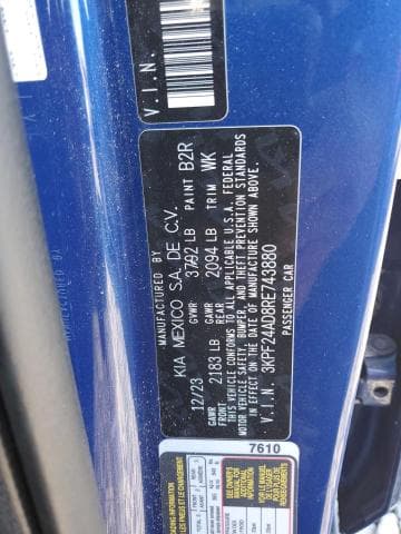 2024 KIA FORTE 12