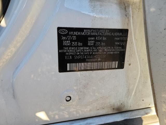 2020 HYUNDAI SONATA SEL 12