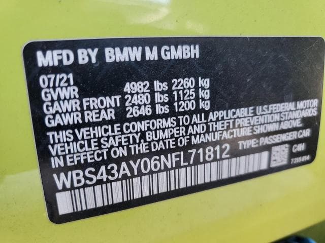 2022 BMW M3 COMPETITION 12