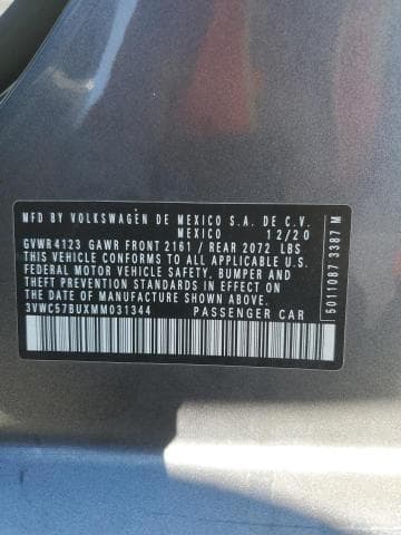 2021 VOLKSWAGEN JETTA S 13