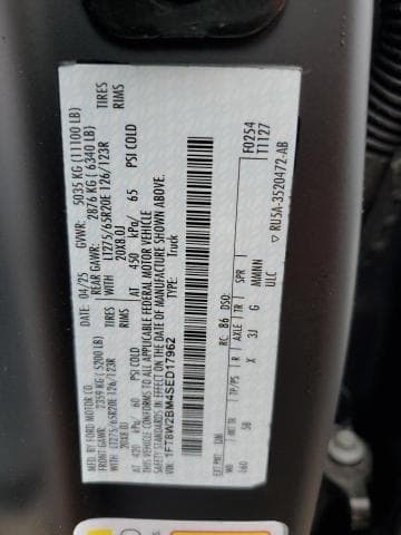 2025 FORD F250 SUPER DUTY 12