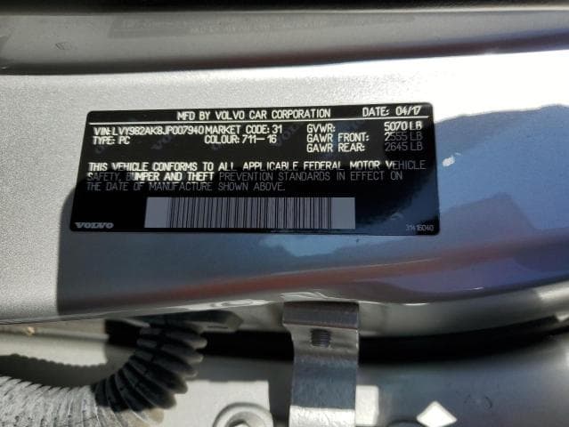 2018 VOLVO S90 T5 MOMENTUM 12