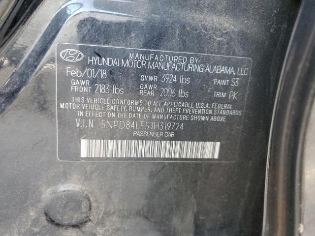 2018 HYUNDAI ELANTRA SEL 12