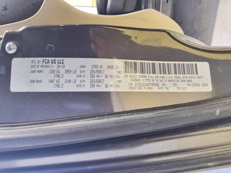 2019 DODGE GRAND CARAVAN SXT 13
