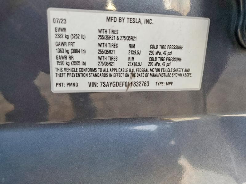 2023 TESLA MODEL Y 12