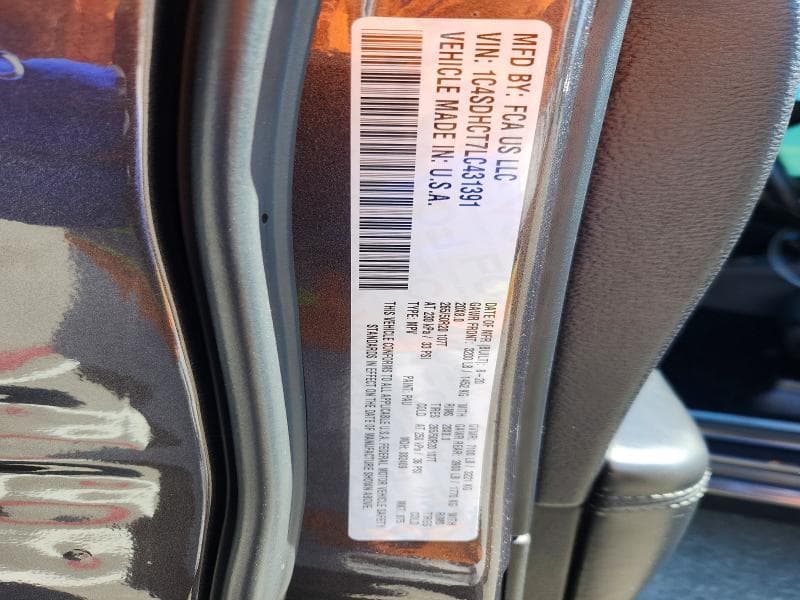 2020 DODGE DURANGO R/T 13