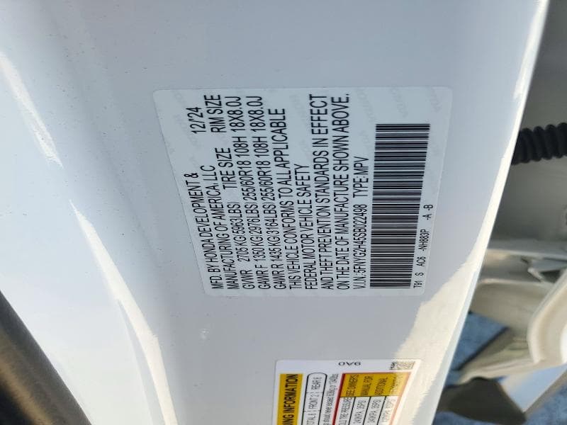 2025 HONDA PILOT 13