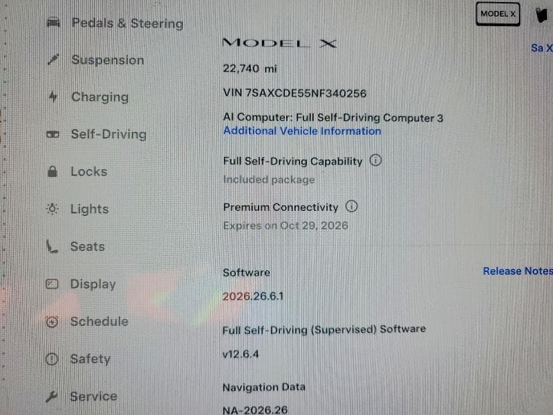 2022 TESLA MODEL X 9