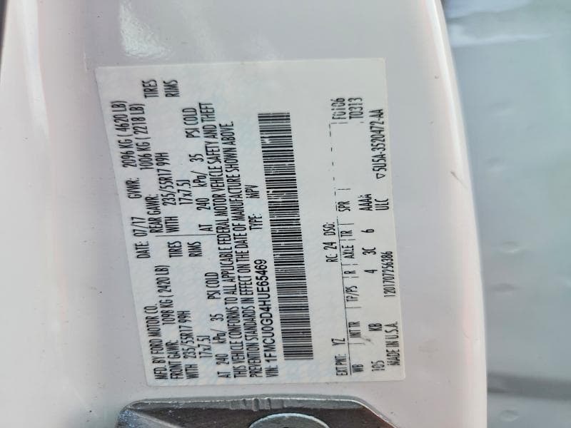 2017 FORD ESCAPE SE 13