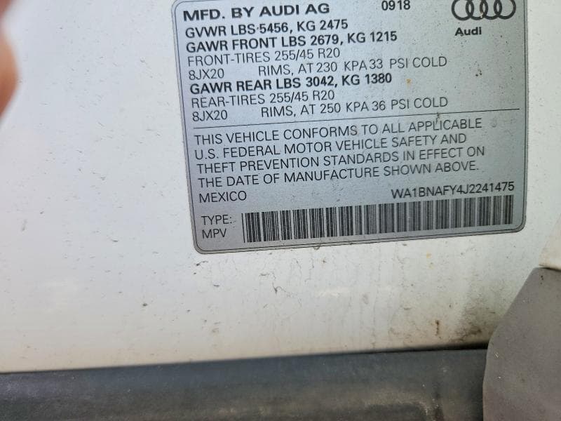 2018 AUDI Q5 PREMIUM PLUS 13