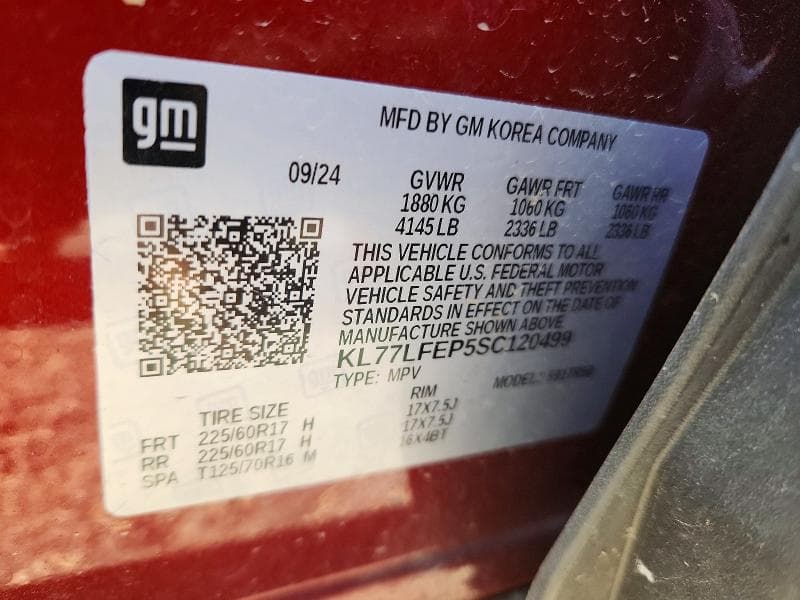 2025 CHEVROLET TRAX LS 12