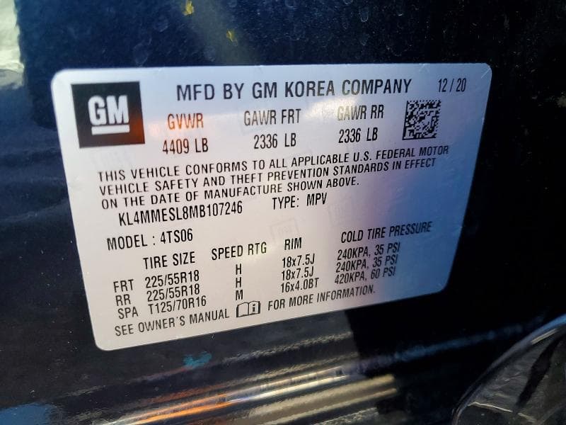 2021 BUICK ENCORE GX SELECT 14