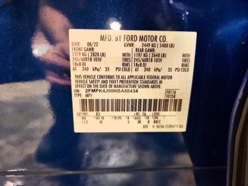2022 FORD EDGE SEL 14