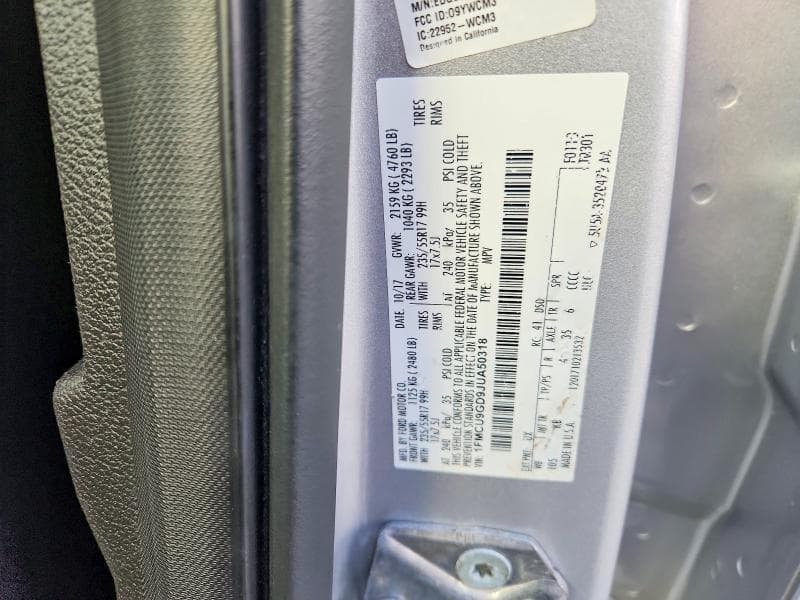 2018 FORD ESCAPE SE 13