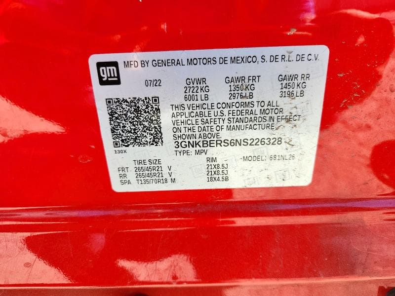 2022 CHEVROLET BLAZER RS 14