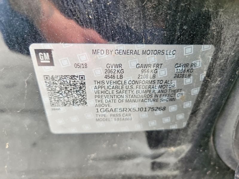 2018 CADILLAC ATS 12