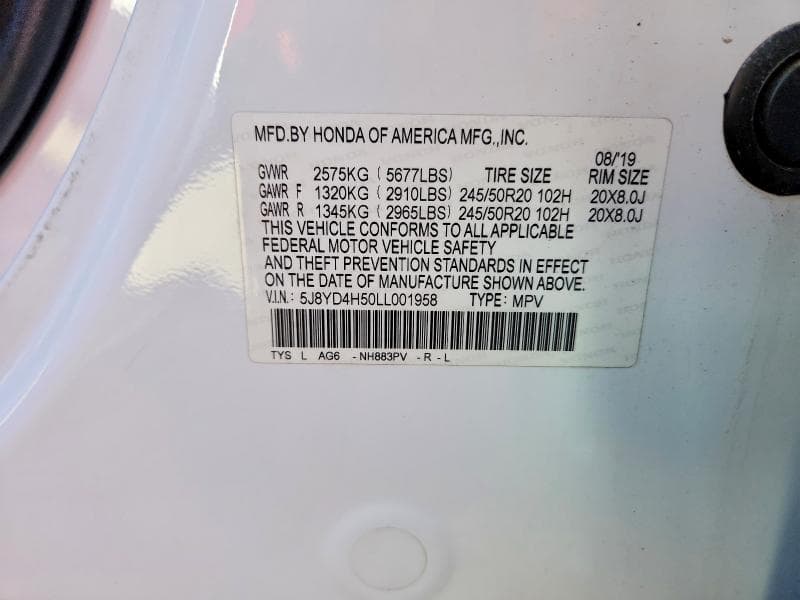 2020 ACURA MDX TECHNOLOGY 13
