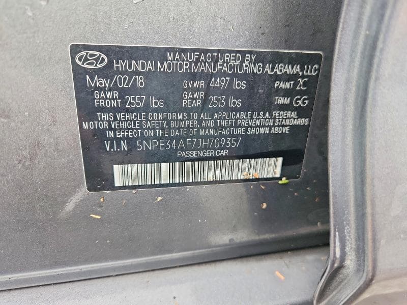 2018 HYUNDAI SONATA SEL+ 13