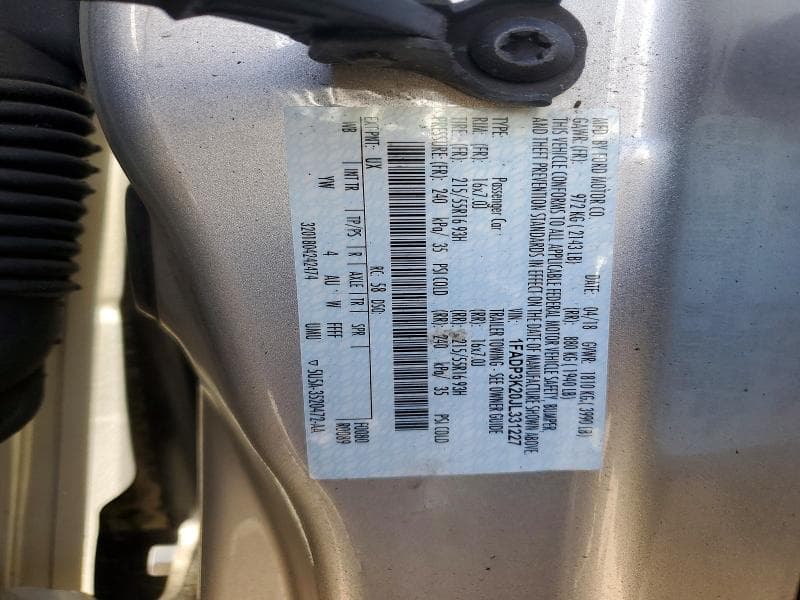 2018 FORD FOCUS SE 12