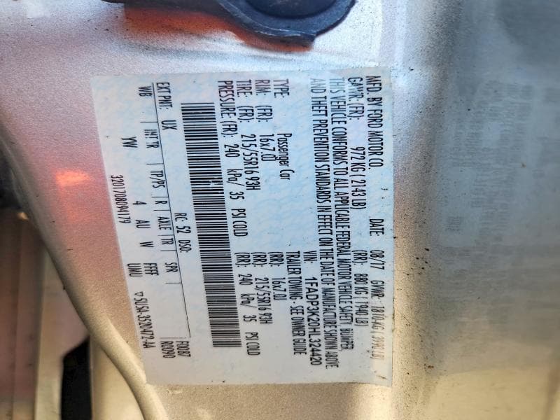 2017 FORD FOCUS SE 12