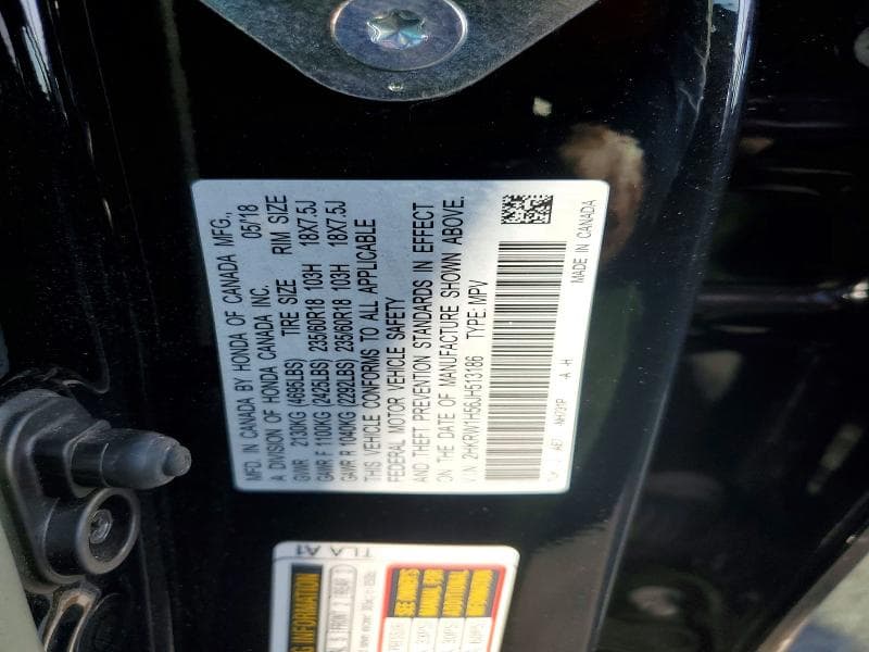 2018 HONDA CR-V EX 14
