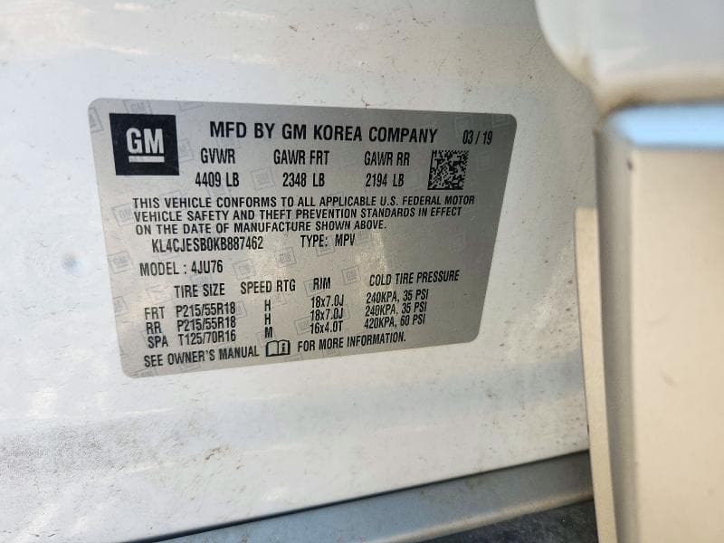 2019 BUICK ENCORE PREFERRED 13