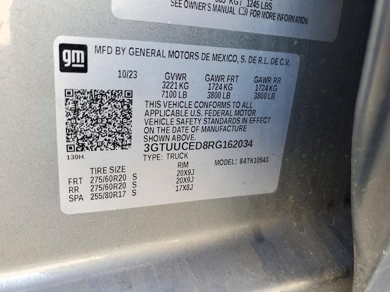 2024 GMC SIERRA K1500 ELEVATION 12