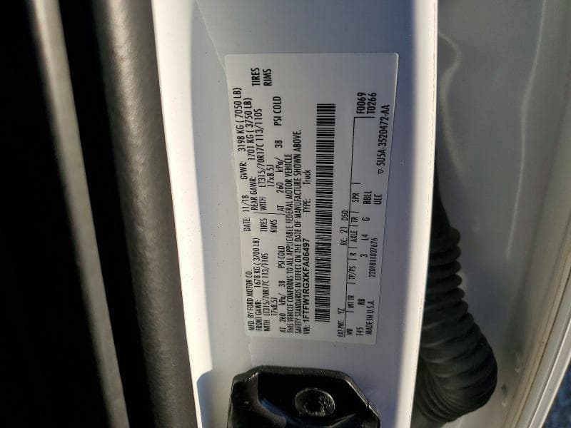 2019 FORD F150 RAPTOR 12