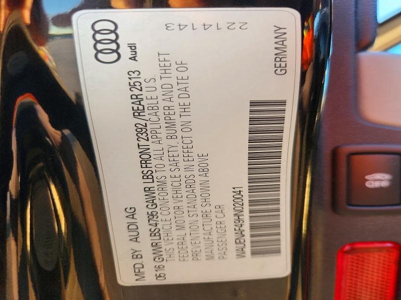 2017 AUDI A4 PREMIUM PLUS 13