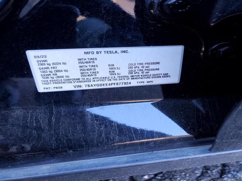 2023 TESLA MODEL Y 12