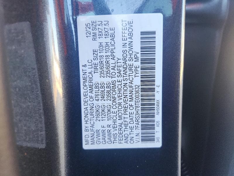 2026 HONDA CR-V EXL 13