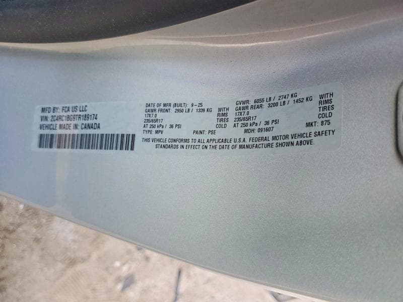 2026 CHRYSLER PACIFICA SELECT 13
