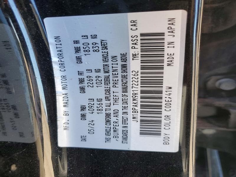 2024 MAZDA 3 SELECT SPORT 12