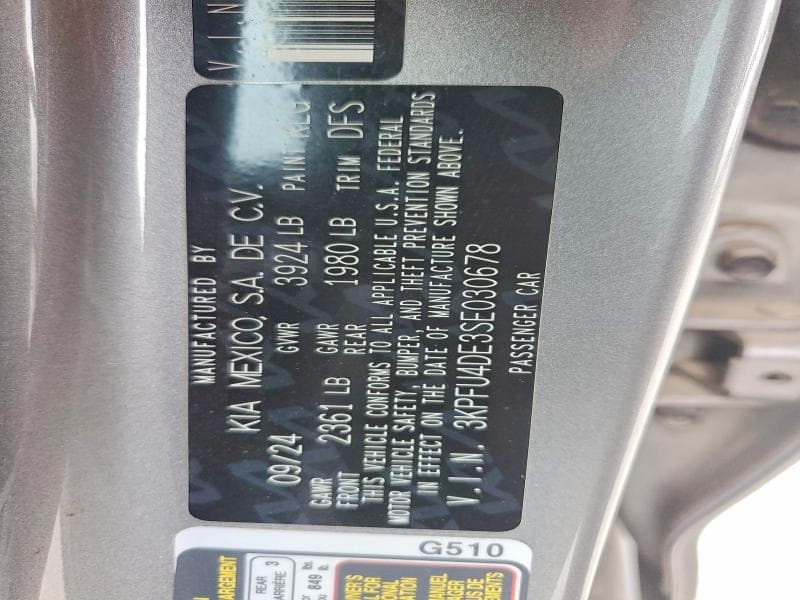2025 KIA K4 EX 12
