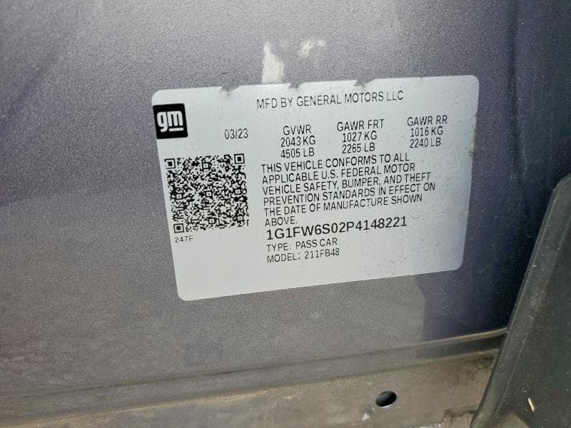 2023 CHEVROLET BOLT EV 1LT 12