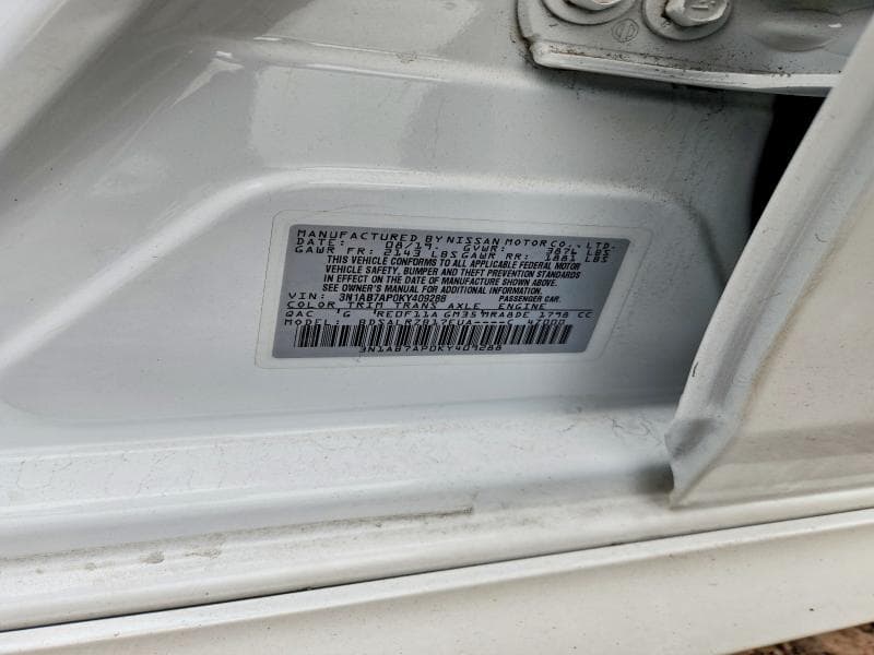 2019 NISSAN SENTRA SR 12