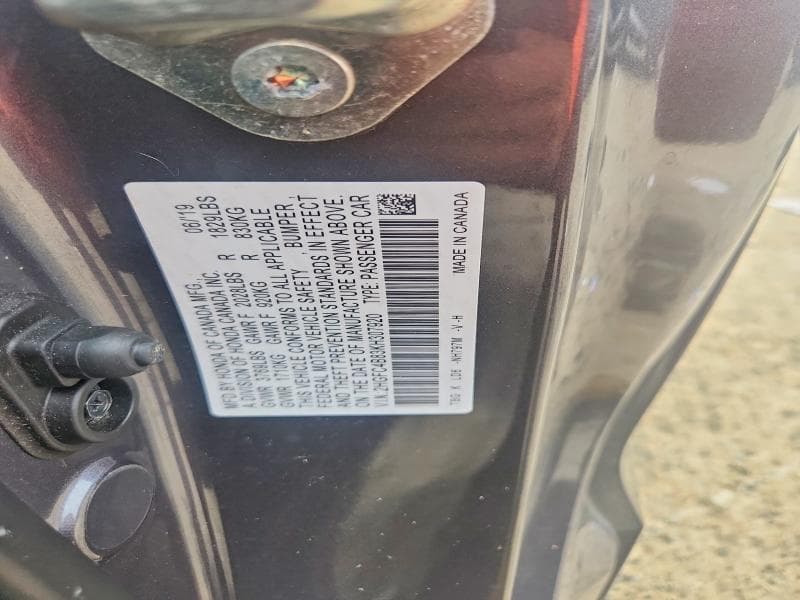 2019 HONDA CIVIC SPORT 12