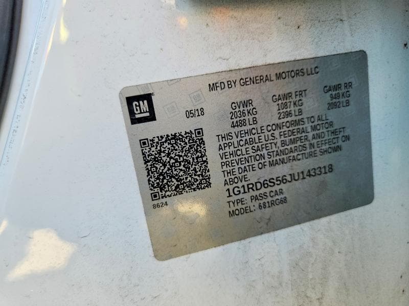 2018 CHEVROLET VOLT PREMIER 13