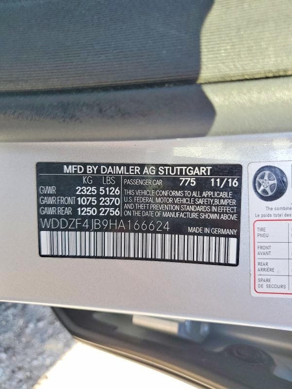 2017 MERCEDES-BENZ E 300 13