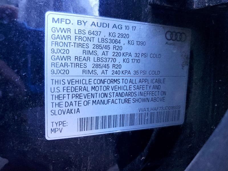 2018 AUDI Q7 PREMIUM PLUS 14