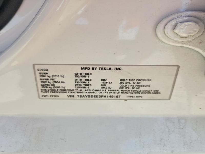 2023 TESLA MODEL Y 13