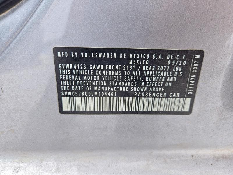 2020 VOLKSWAGEN JETTA S 13
