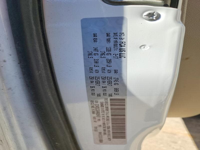 2017 DODGE GRAND CARAVAN SXT 13