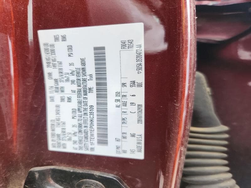 2017 FORD F150 SUPERCREW 13