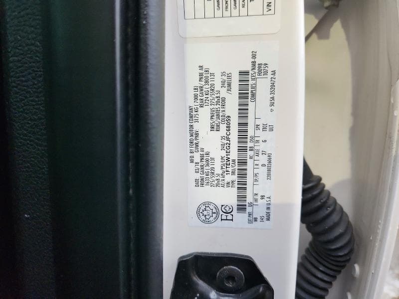 2018 FORD F150 SUPERCREW 13