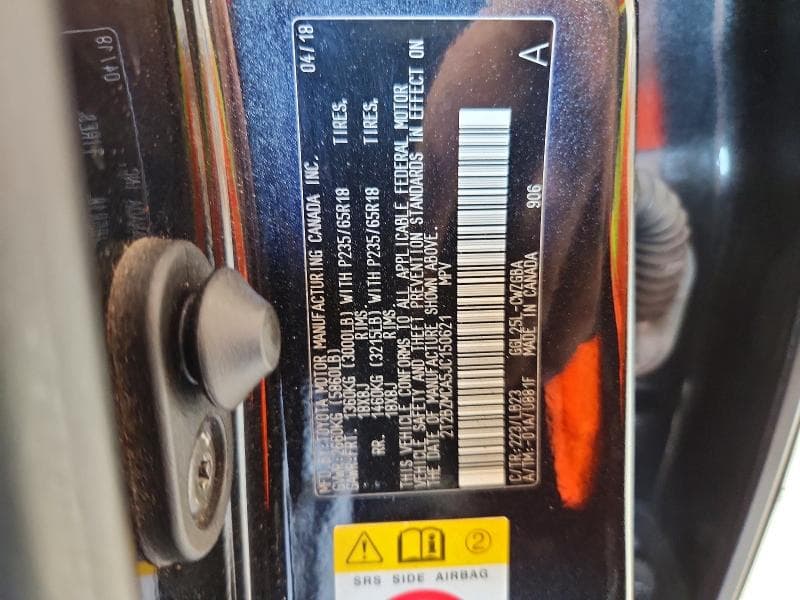 2018 LEXUS RX 350 BASE 13