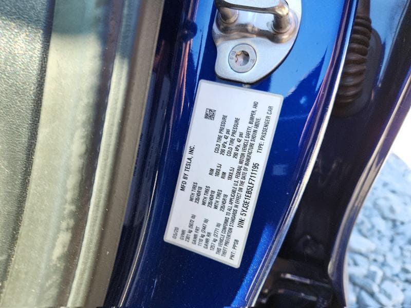 2020 TESLA MODEL 3 12