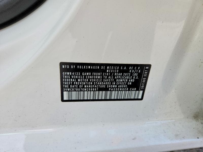 2019 VOLKSWAGEN JETTA S 13